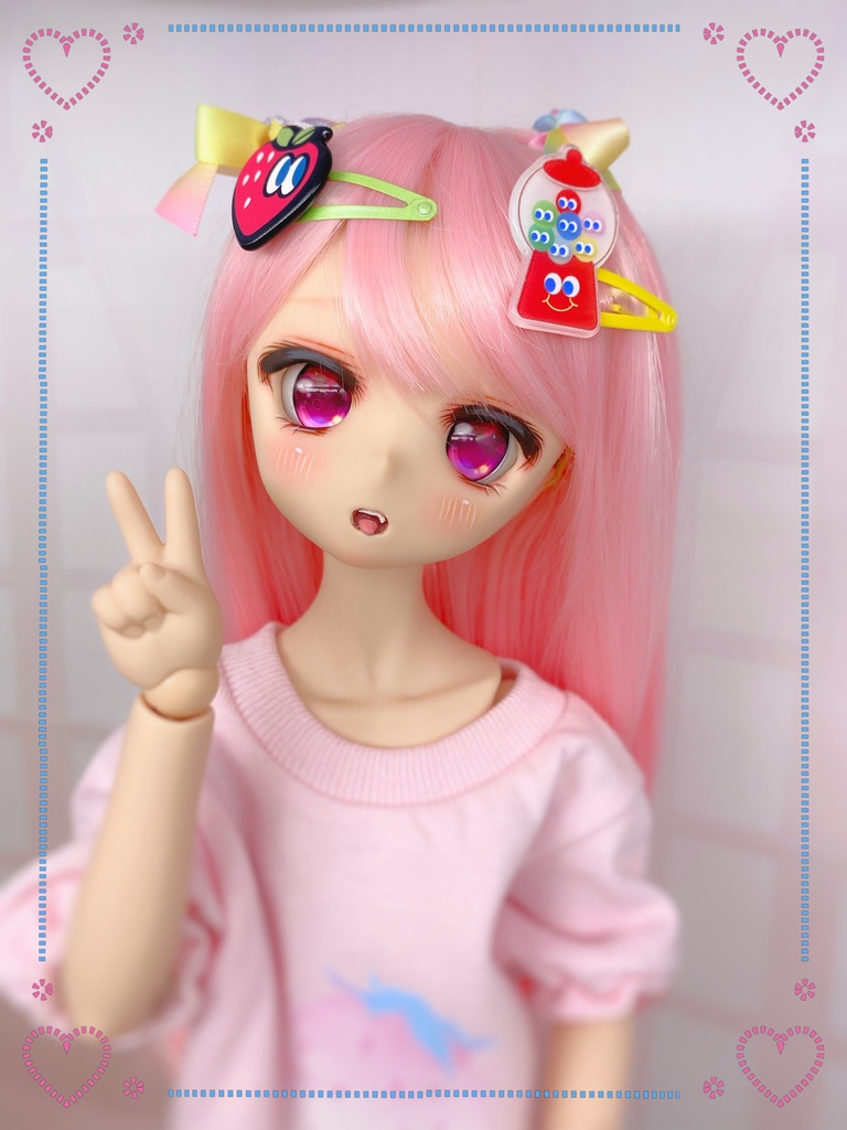 おめめクリクリパッチンピン2個セット