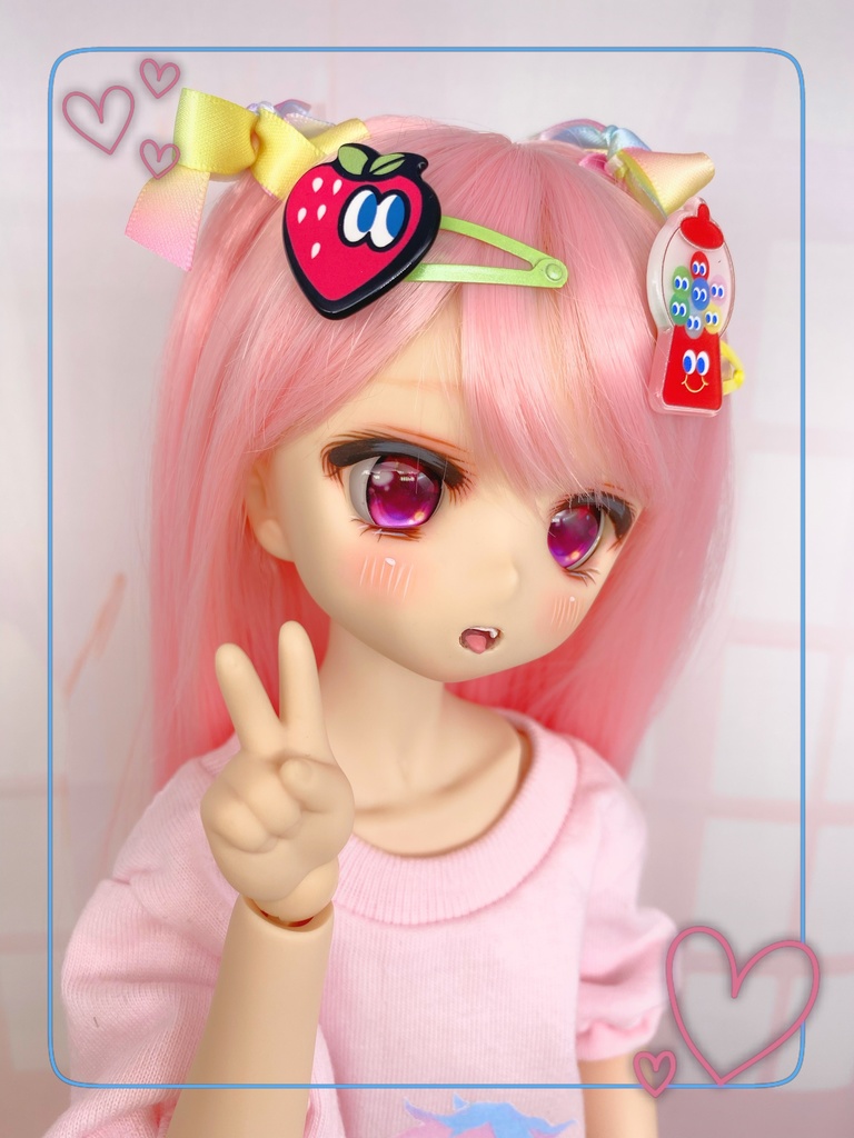 おめめクリクリパッチンピン2個セット