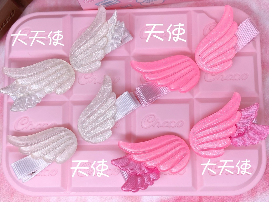 羽ヘアクリップ