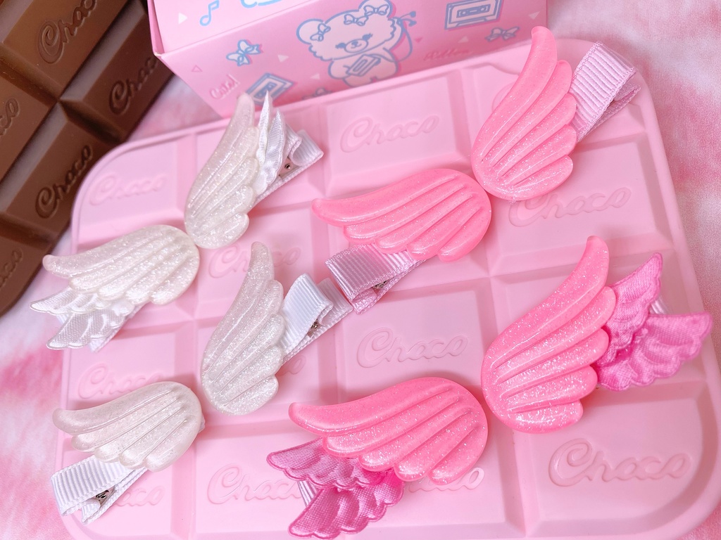 羽ヘアクリップ