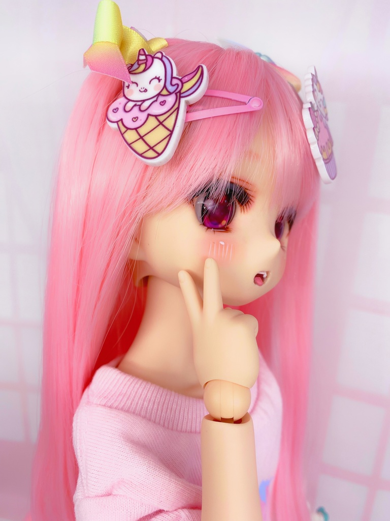 ユニコーンイラストパッチンピン 2種類