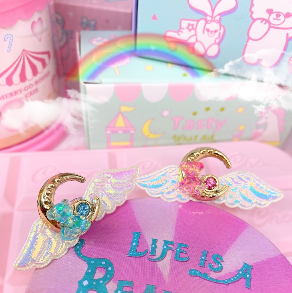 ゆめかわ♡テディベアのブレスレットver.ギラギラ