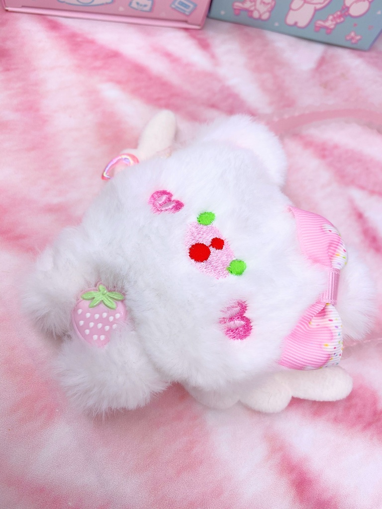 ふわふわ可愛いぷぎゅちゃんバッグ風肩掛けアクセサリー