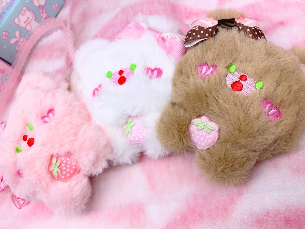 ふわふわ可愛いぷぎゅちゃんバッグ風肩掛けアクセサリー