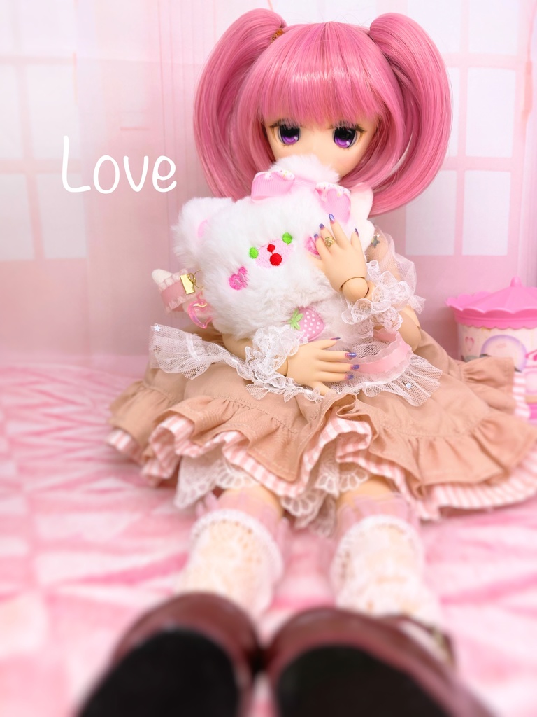 ふわふわ可愛いぷぎゅちゃんバッグ風肩掛けアクセサリー