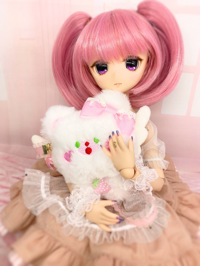 ふわふわ可愛いぷぎゅちゃんバッグ風肩掛けアクセサリー