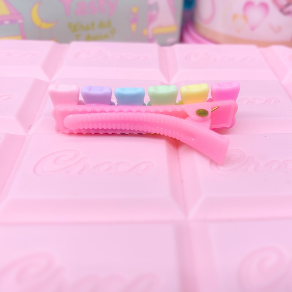 カラフルラムネヘアクリップ