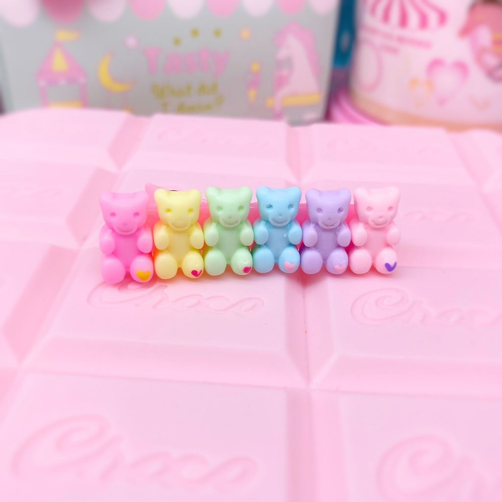 カラフルラムネヘアクリップ