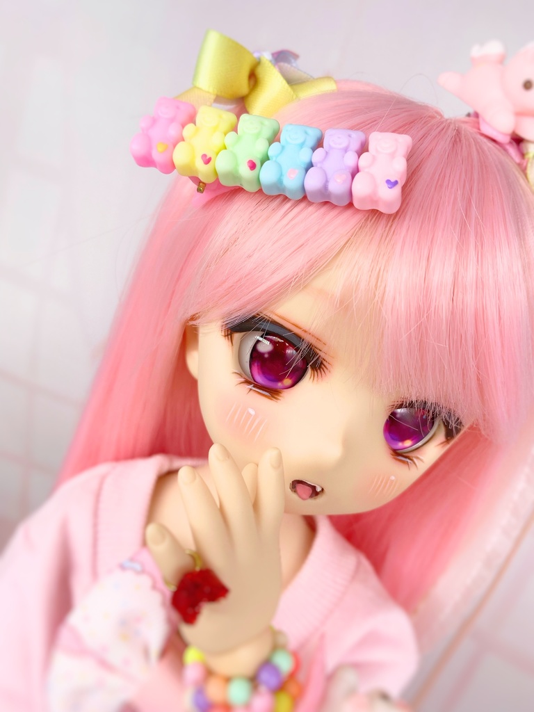 カラフルラムネヘアクリップ