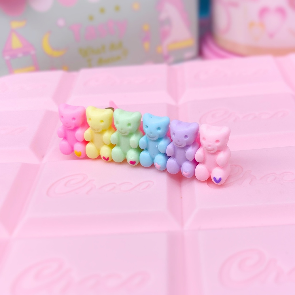 カラフルラムネヘアクリップ