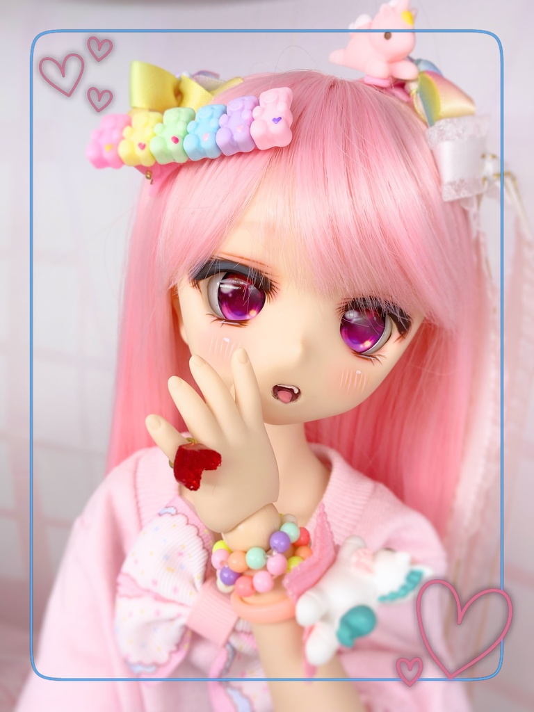 カラフルラムネヘアクリップ