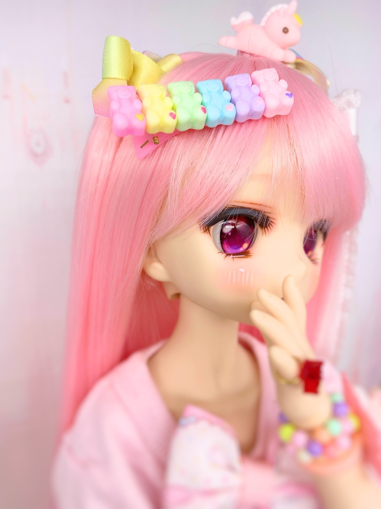 カラフルラムネヘアクリップ