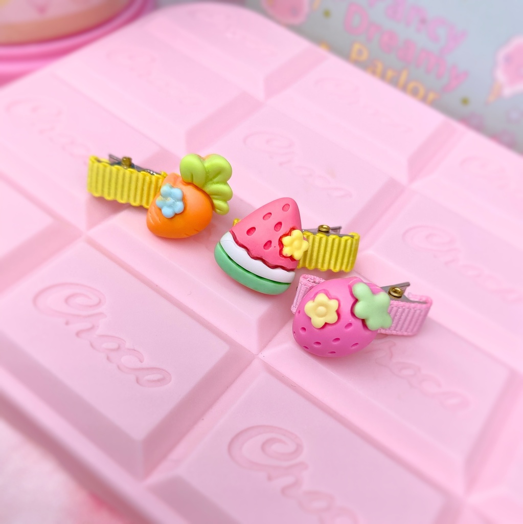 おやさい ミニヘアクリップセット