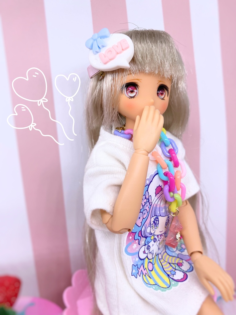 セリフ ミニヘアクリップ3点セット