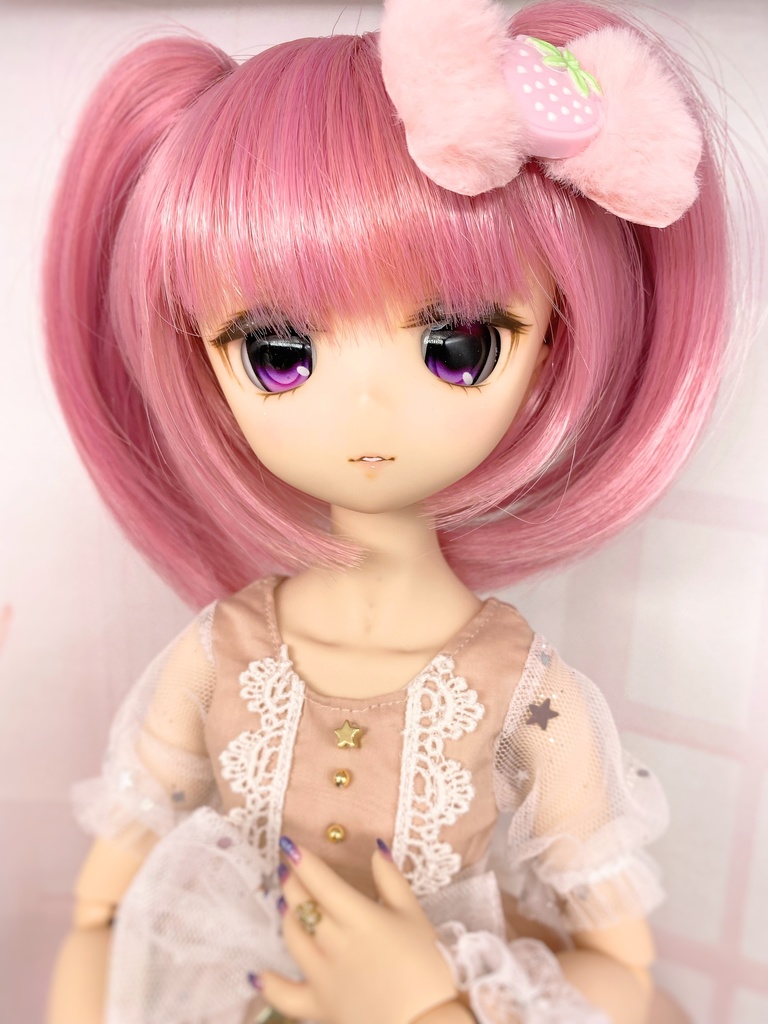 ふわふわリボンのヘアクリップsmall 全7種