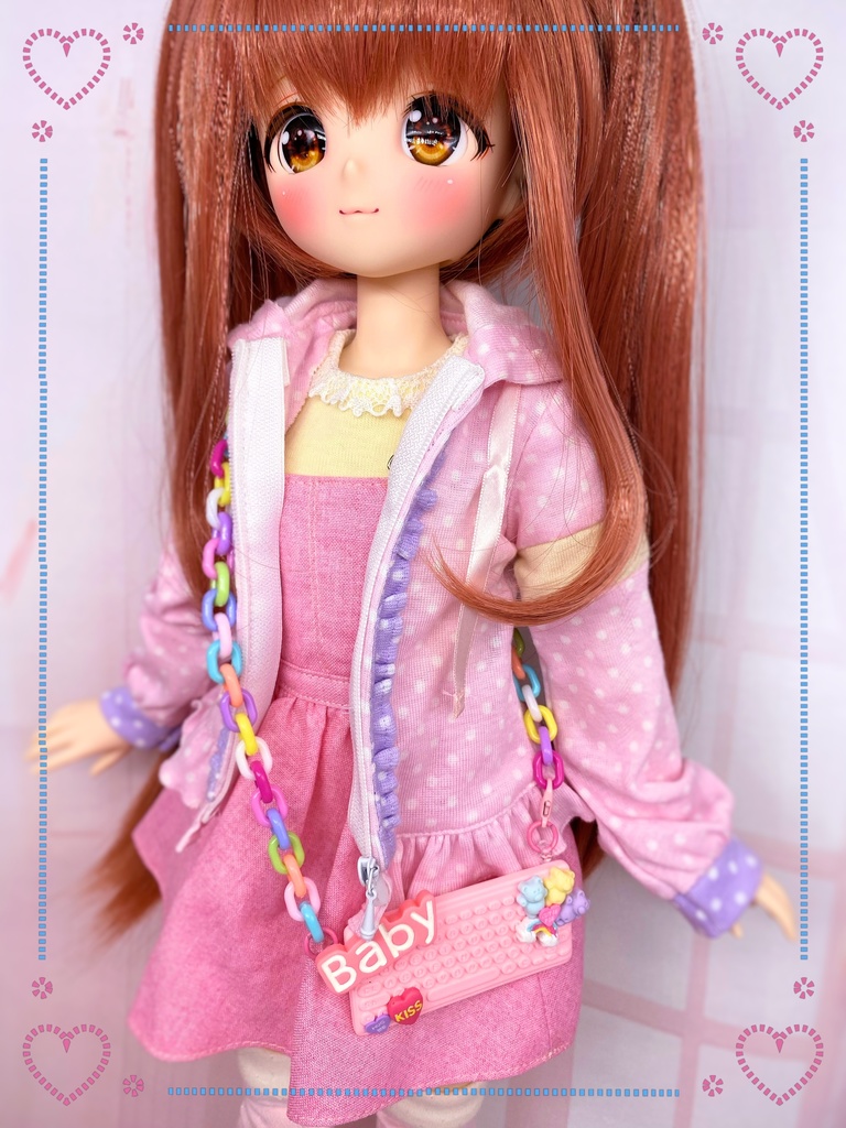 ゆめかわキーボード肩掛けアクセ