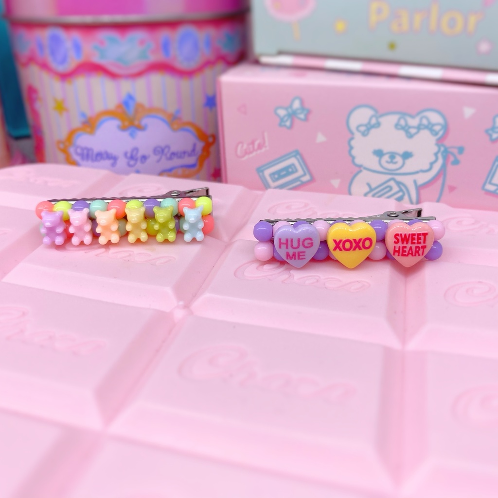 POPデコヘアクリップ 2種