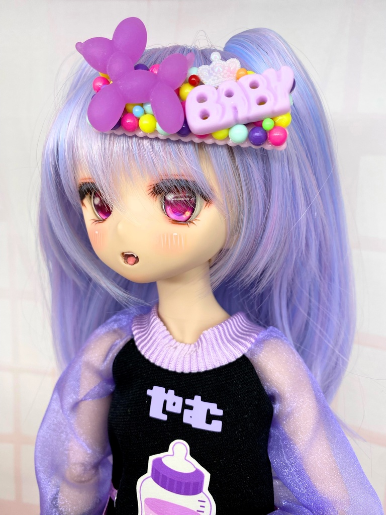 デコヘアクリップ 人にもドールにも!