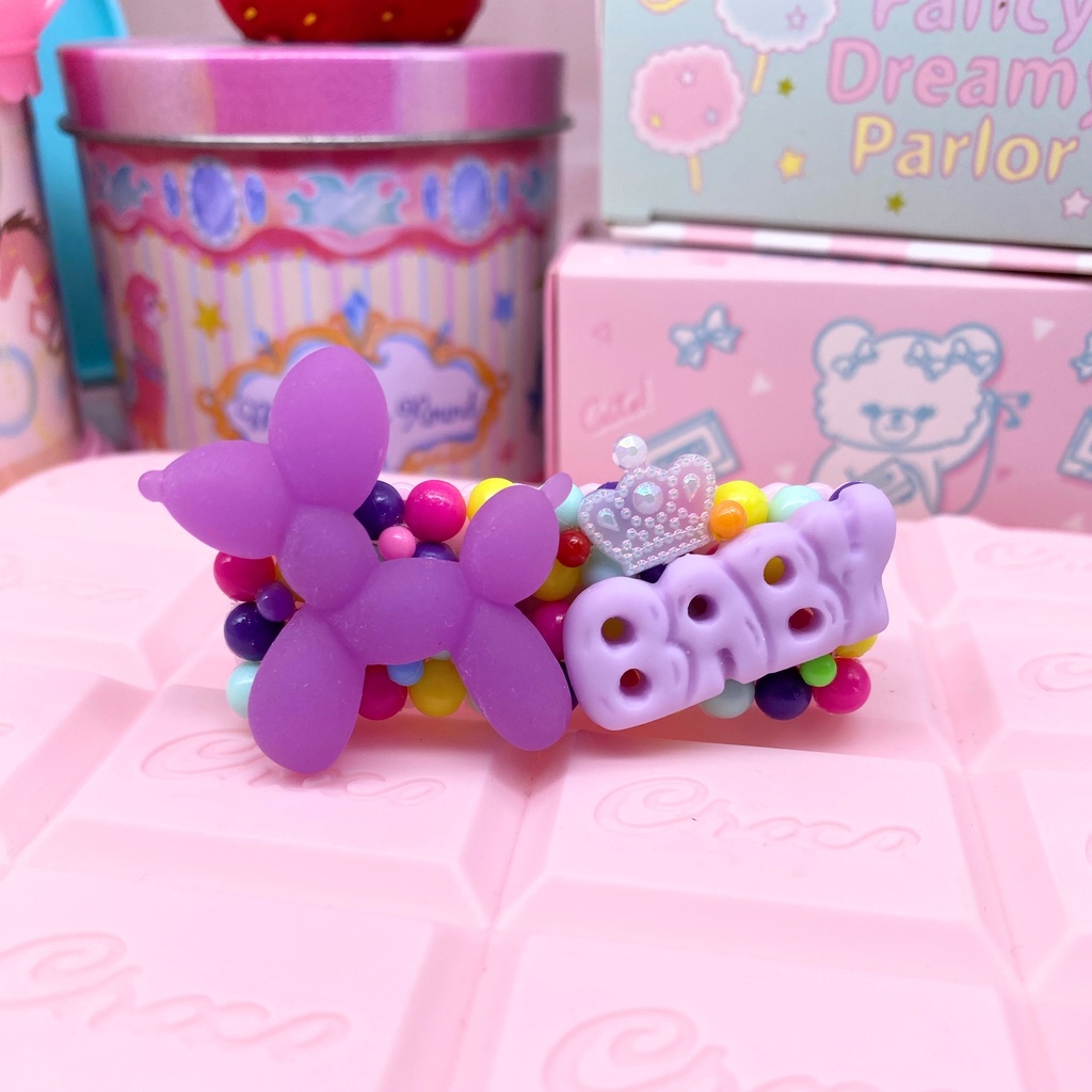 デコヘアクリップ 人にもドールにも!