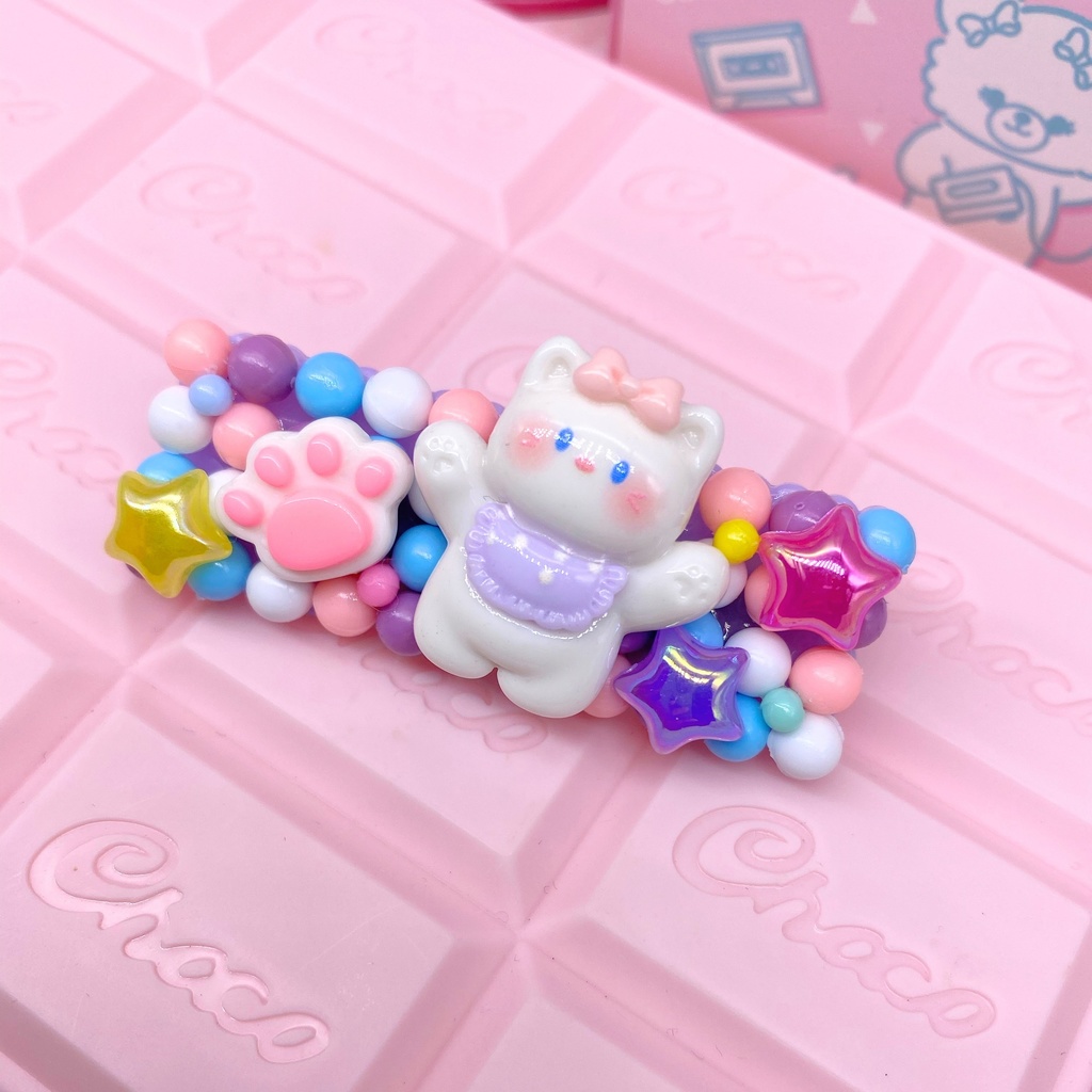 デコヘアクリップ 人にもドールにも!