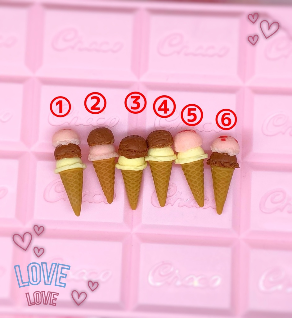 【M】ミニチュアダブルアイス