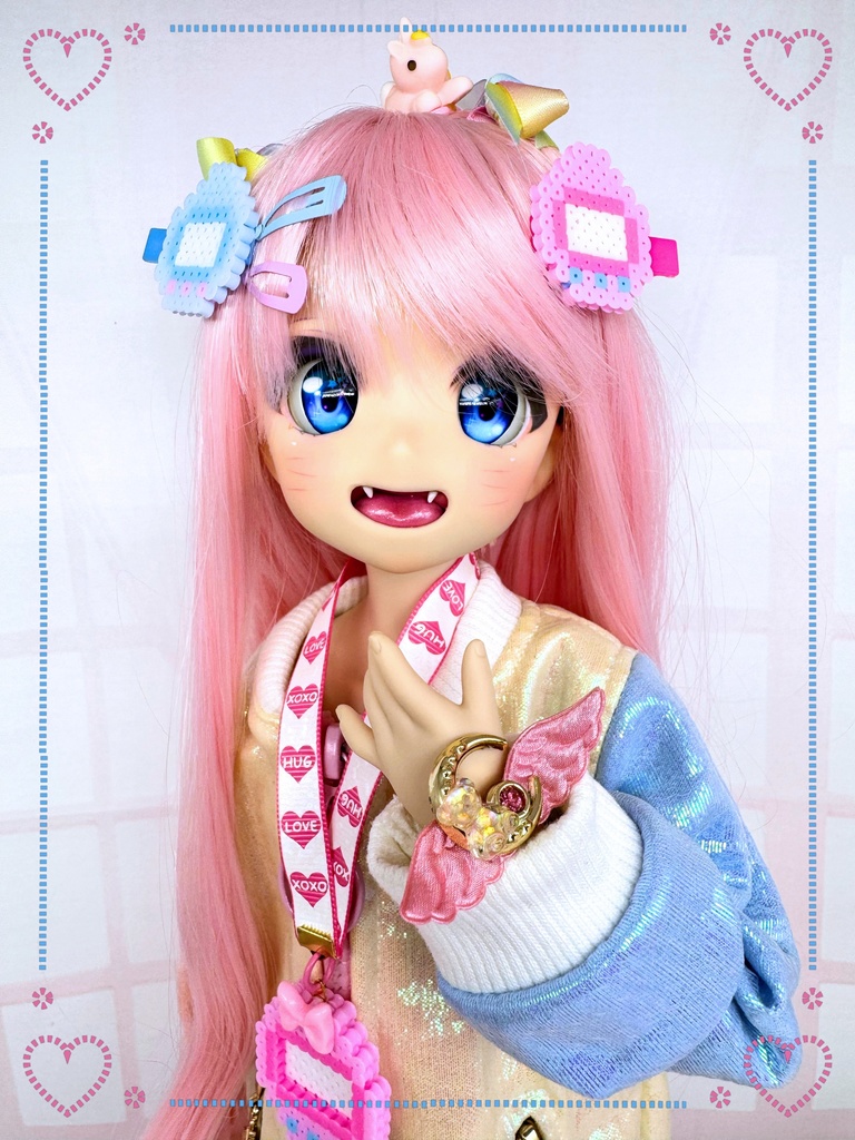 卵型ゲーム機ヘアクリップ