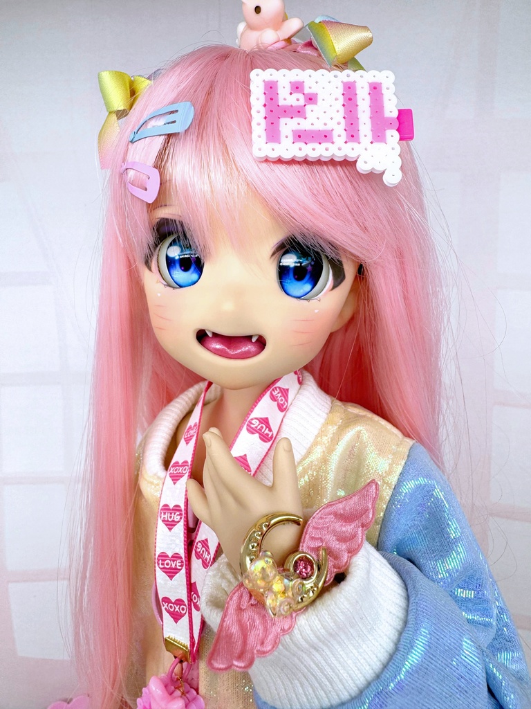 「ドール」「すし」吹き出しヘアクリップ