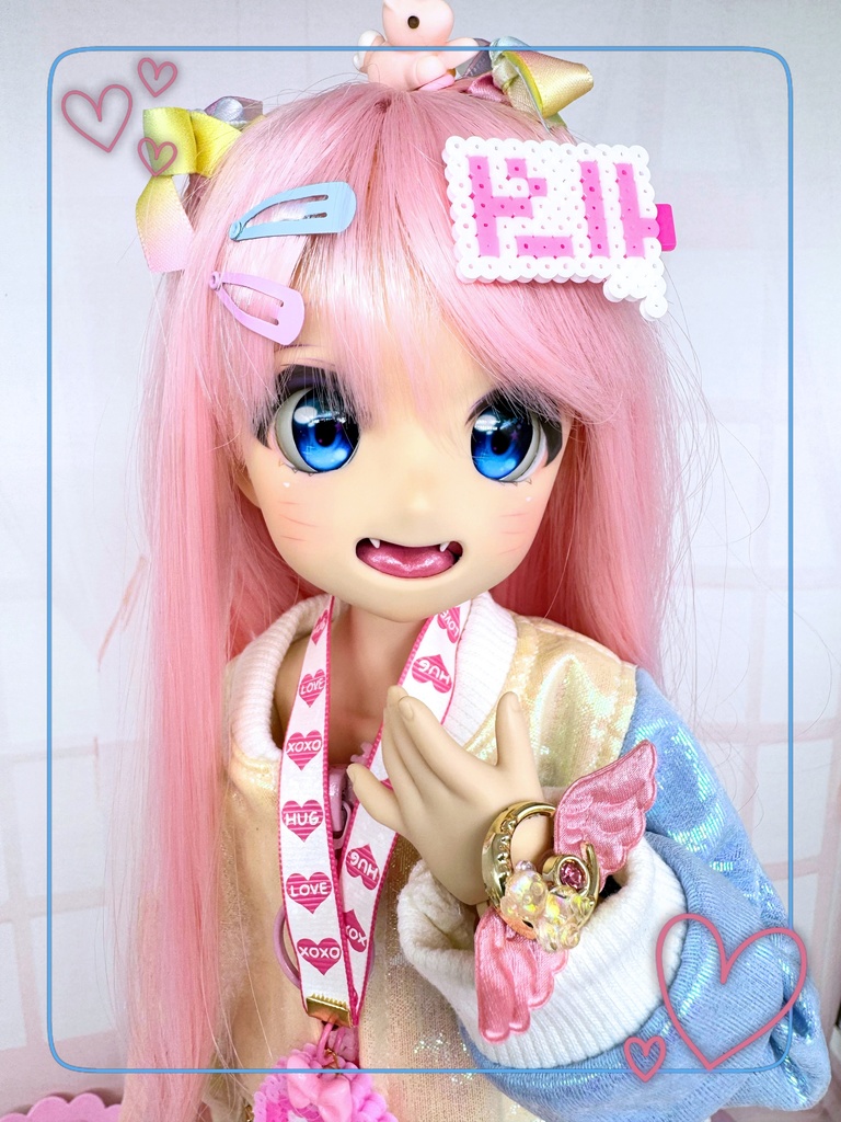 「ドール」「すし」吹き出しヘアクリップ