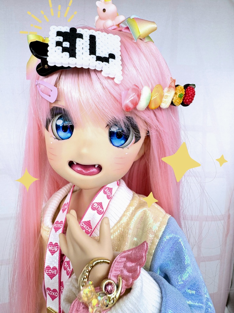 「ドール」「すし」吹き出しヘアクリップ