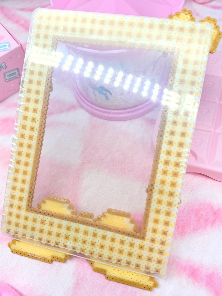 試作品⭐︎黄色ドットハート💛 硬貨ケース B7