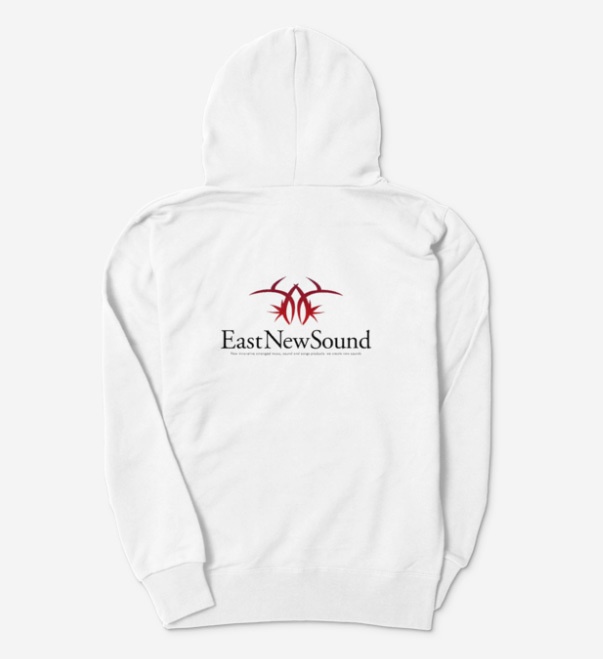 EastNewSound スタンダードロゴ両面 プルジップパーカー