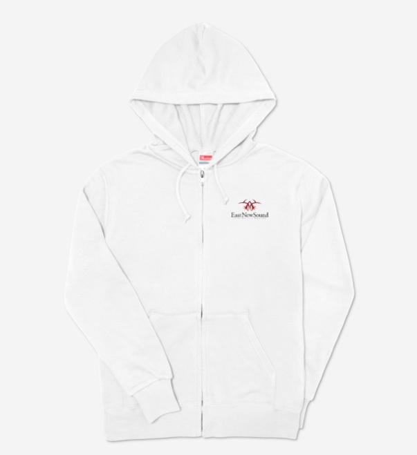 EastNewSound スタンダードロゴ両面 プルジップパーカー