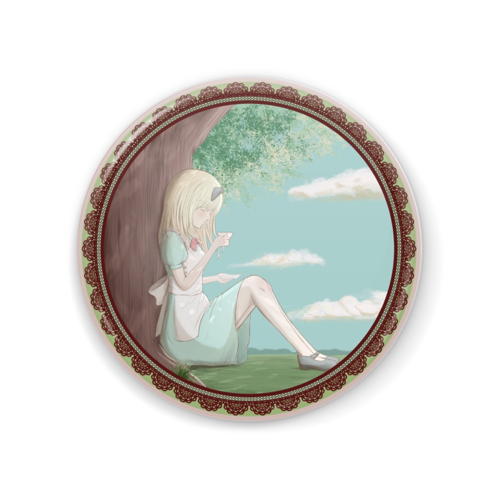 アリス 缶ミラー