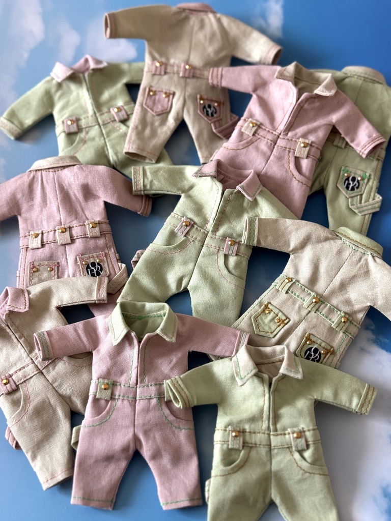 スプリングカラーつなぎ