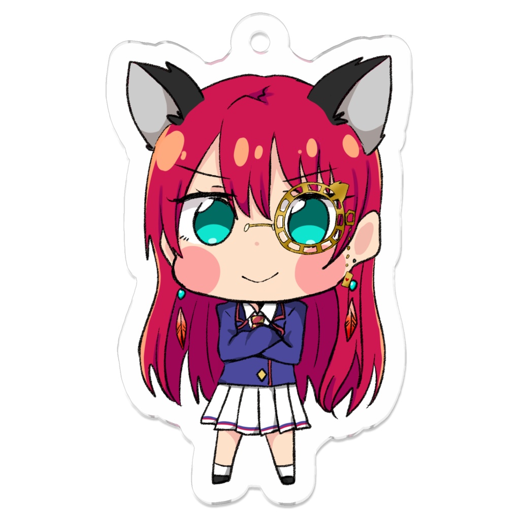 じゃじゃみアクリルキーホルダーリア学ver