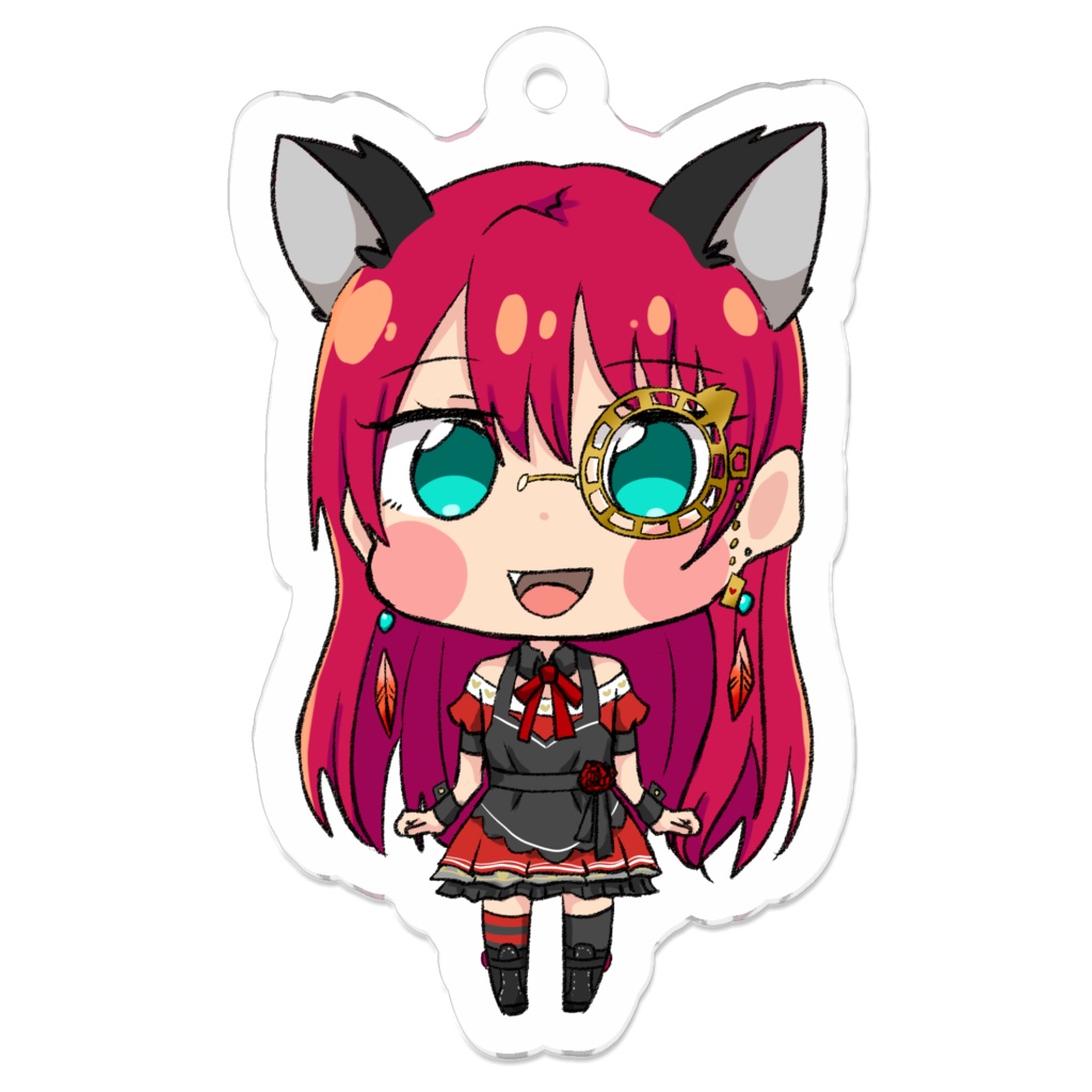 じゃじゃみアクリルキーホルダーアリス服ver