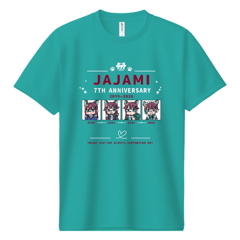 JAJAMI_7TH_ANNIVERSARY_Tシャツ