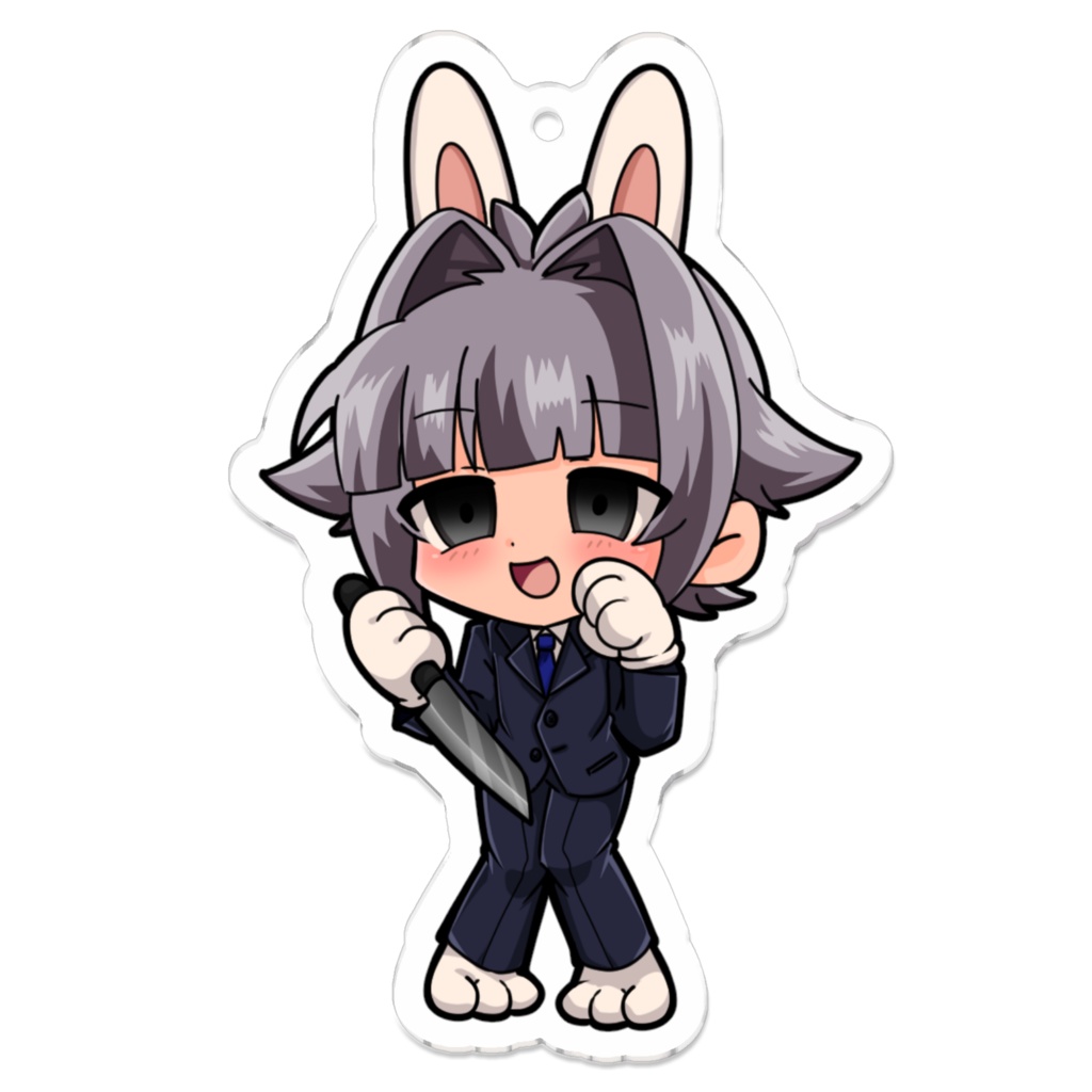 【睡兔国うさみみキーホルダー】せう