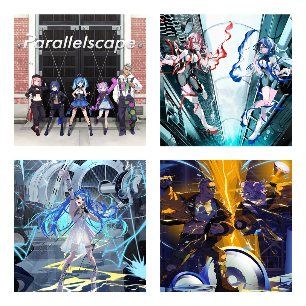 【数量限定】#Parallelscape ステッカー 全4種