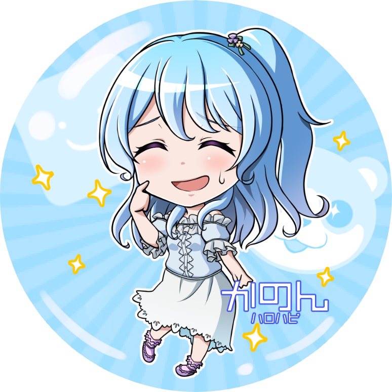 バンドリ56mm缶バッヂ