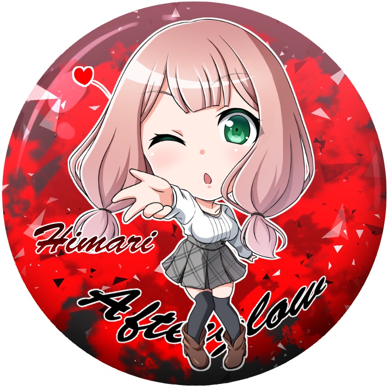 バンドリ56mm缶バッヂ