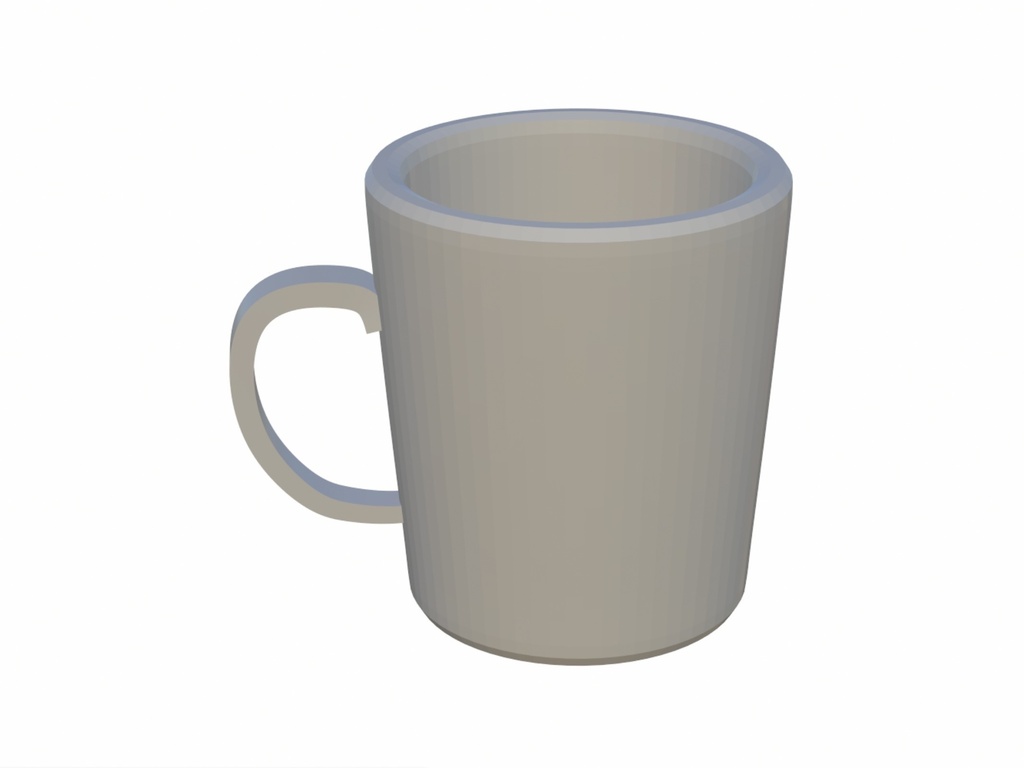 イラスト・漫画3D素材　マグカップ(食器類)