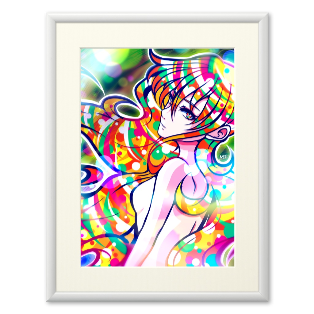 " A white lie " - digital lithographs (reproduction painting)