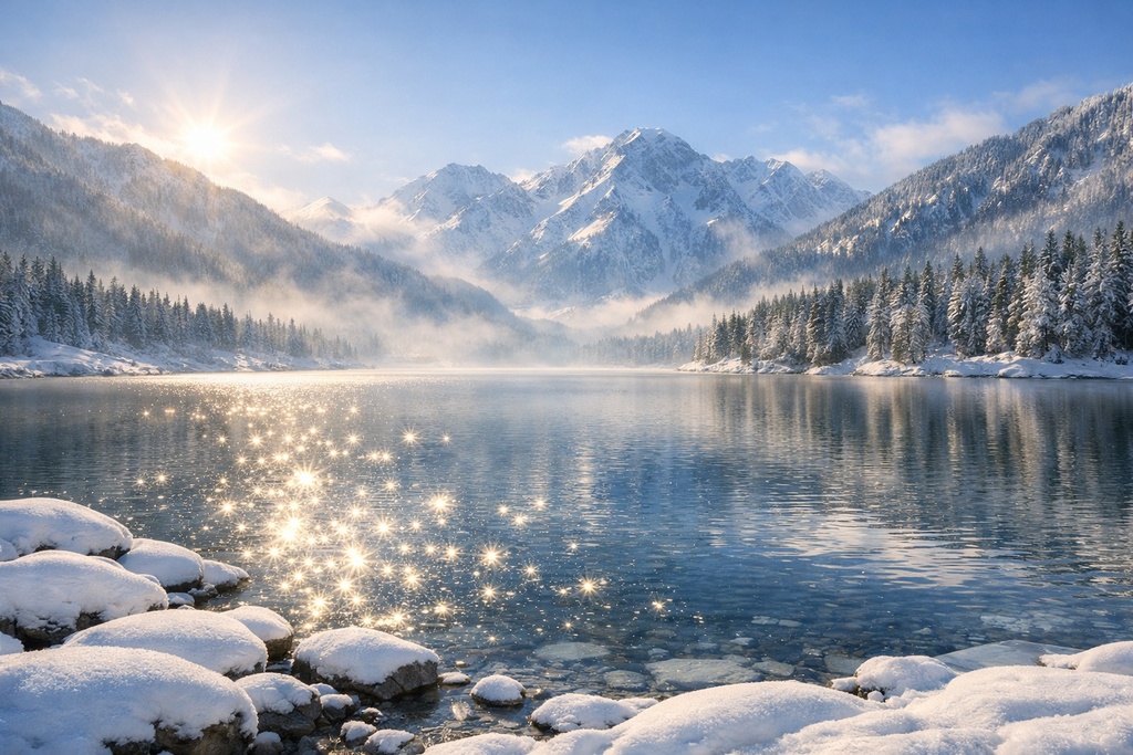 冬景色背景イラスト素材集 Vol.1｜1536×1024｜Web・TRPG・動画向け（5枚）