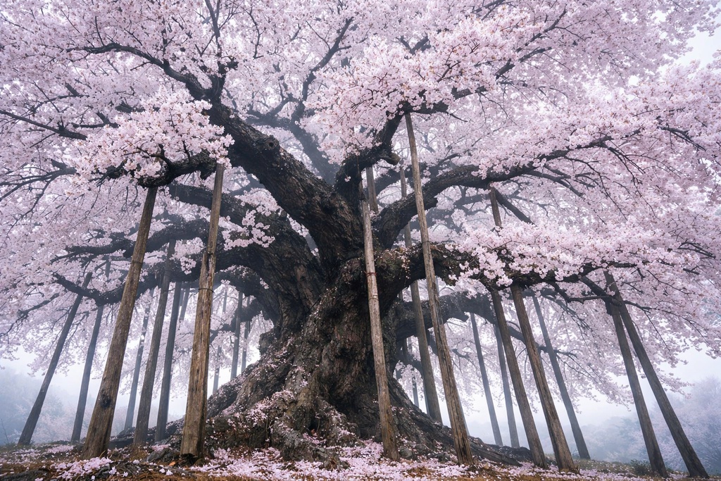 桜景色背景イラスト素材集 Vol.1|1536×1024|Web・TRPG・動画向け(5枚)