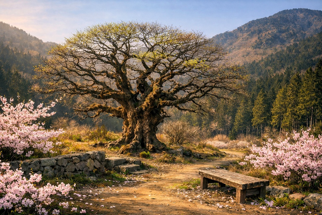 桜景色背景イラスト素材集 Vol.3|1536×1024|Web・TRPG・動画向け(5枚)