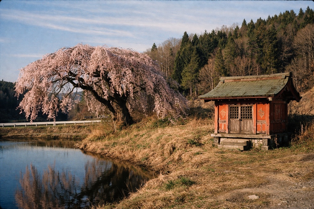 桜景色背景イラスト素材集 Vol.3|1536×1024|Web・TRPG・動画向け(5枚)