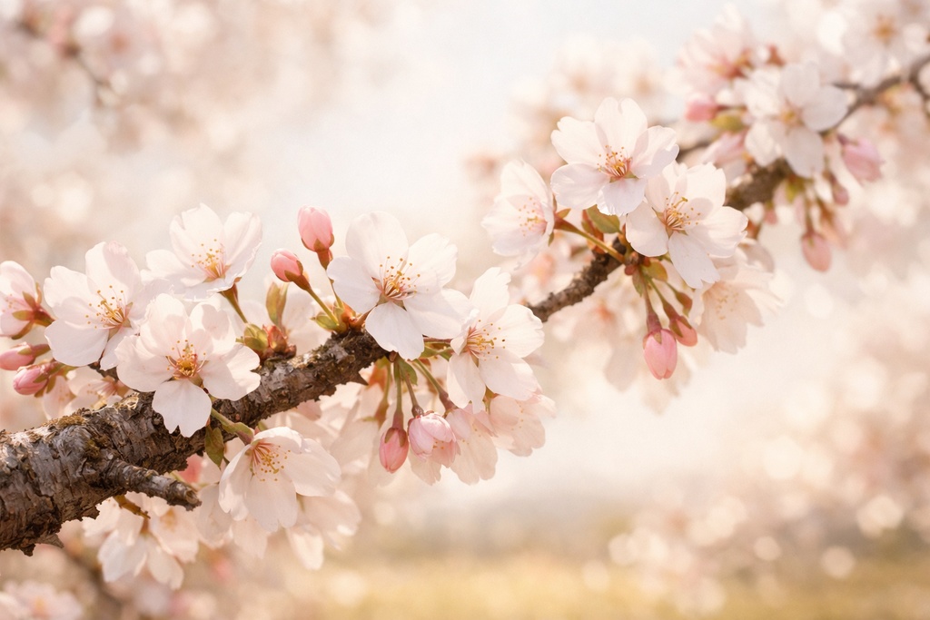 桜景色背景イラスト素材集 Vol.5|1536×1024|Web・TRPG・動画向け(5枚)