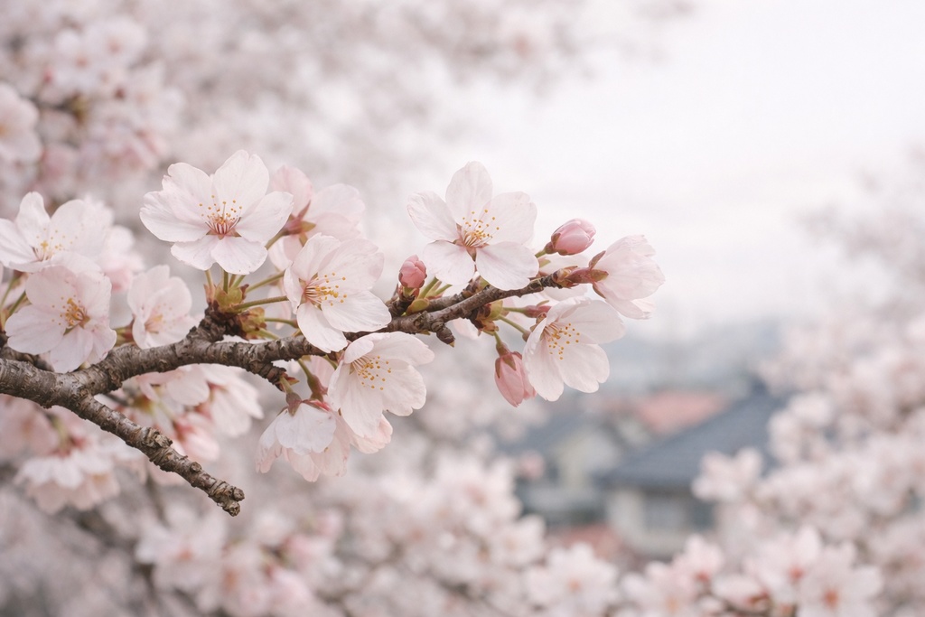 桜景色背景イラスト素材集 Vol.6|1536×1024|Web・TRPG・動画向け(5枚)