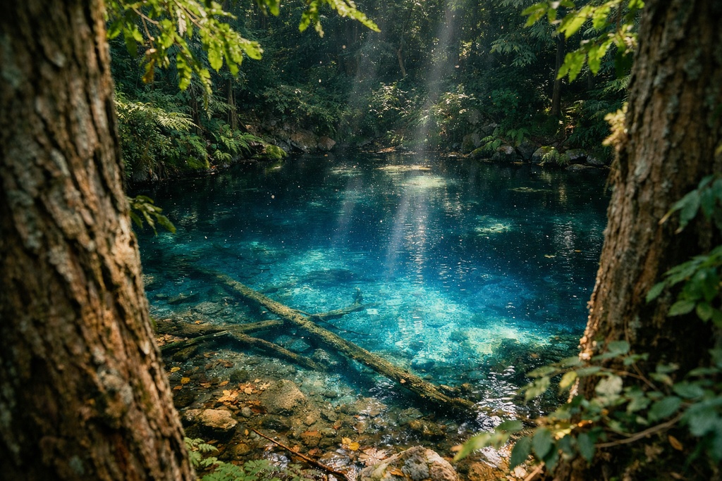 初夏の自然背景イラスト素材集 Vol.1|1536×1024|Web・TRPG・動画向け(5枚)